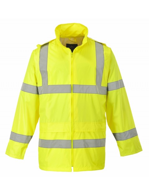 H440 - Hi-Vis Rain Jacket - Yellow Clothing